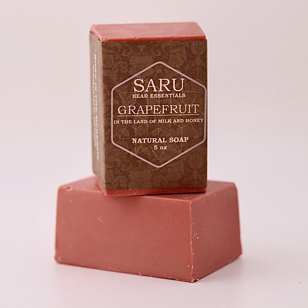 Grapefruit and Rose Clay Soap