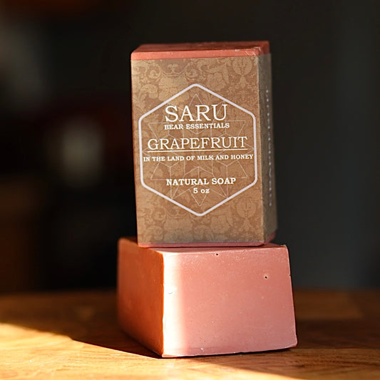 Grapefruit and Rose Clay Soap